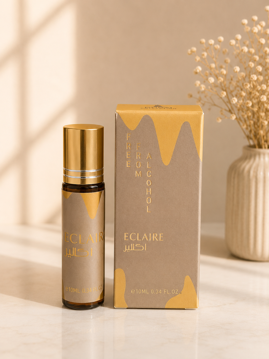 Roll on parfumé éclair de Dubaï collection, 10 ml, sans alcool