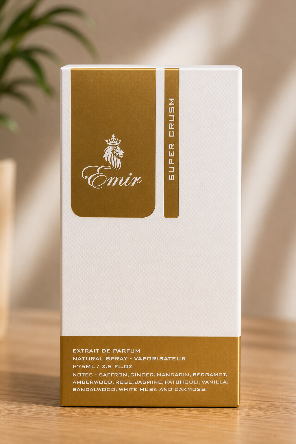 extrait de parfum émir super crush de paris corner, flacon en 75 ml, pour femme
