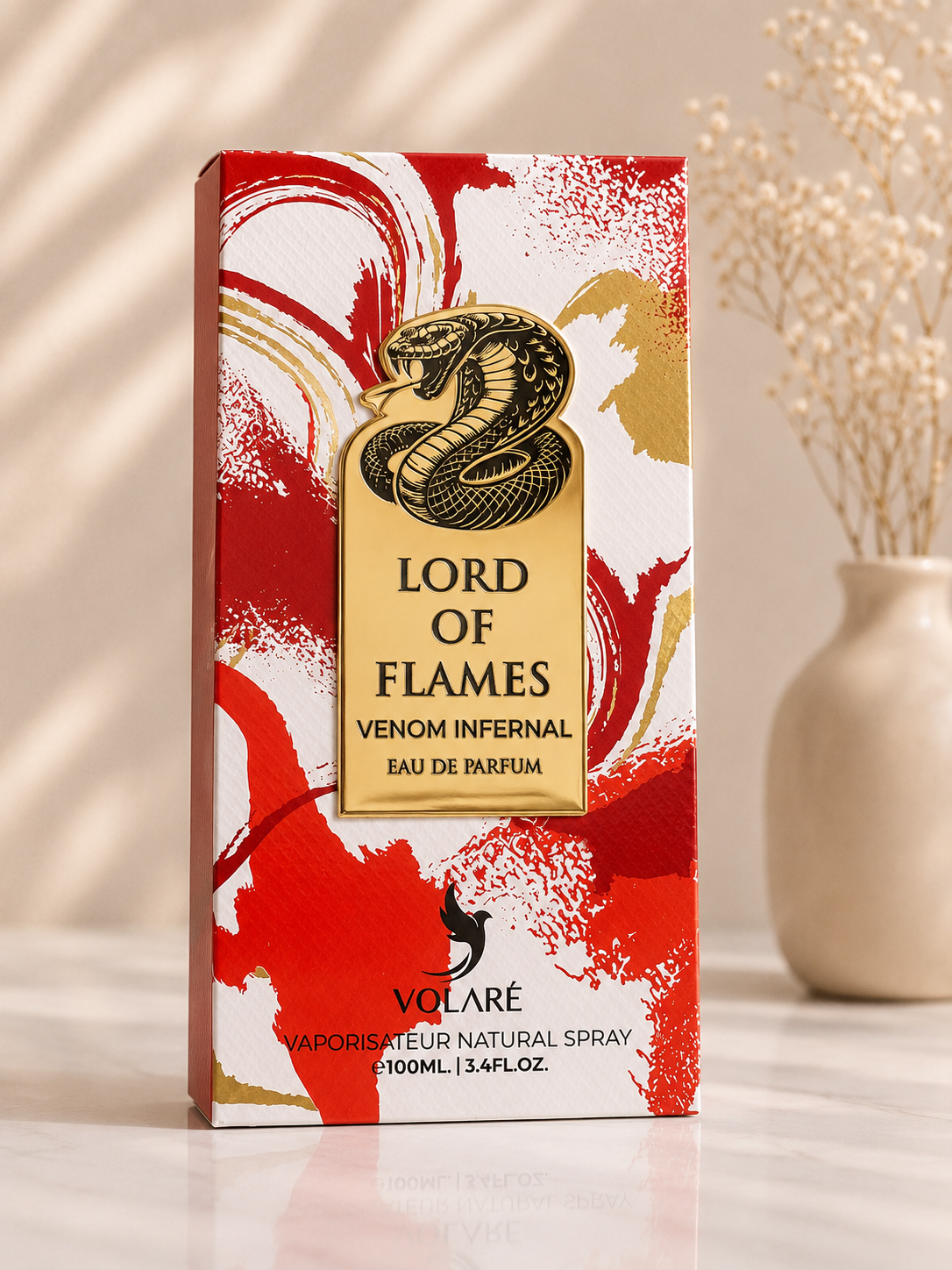 Eau de parfum lord of flames venom infernal de volaré, 100 ml