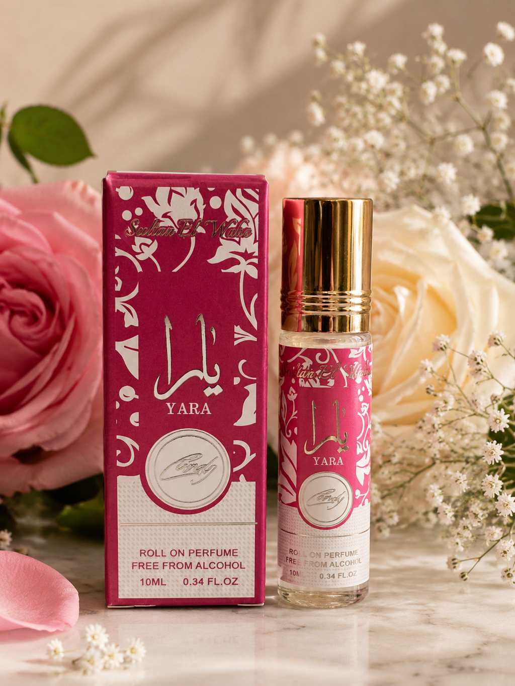 Roll on parfumé yara candy de sultan el waha, 10 ml, sans alcool