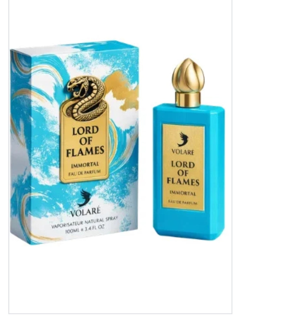 Eau de parfum lord of flames immortal de volaré, 100 ml