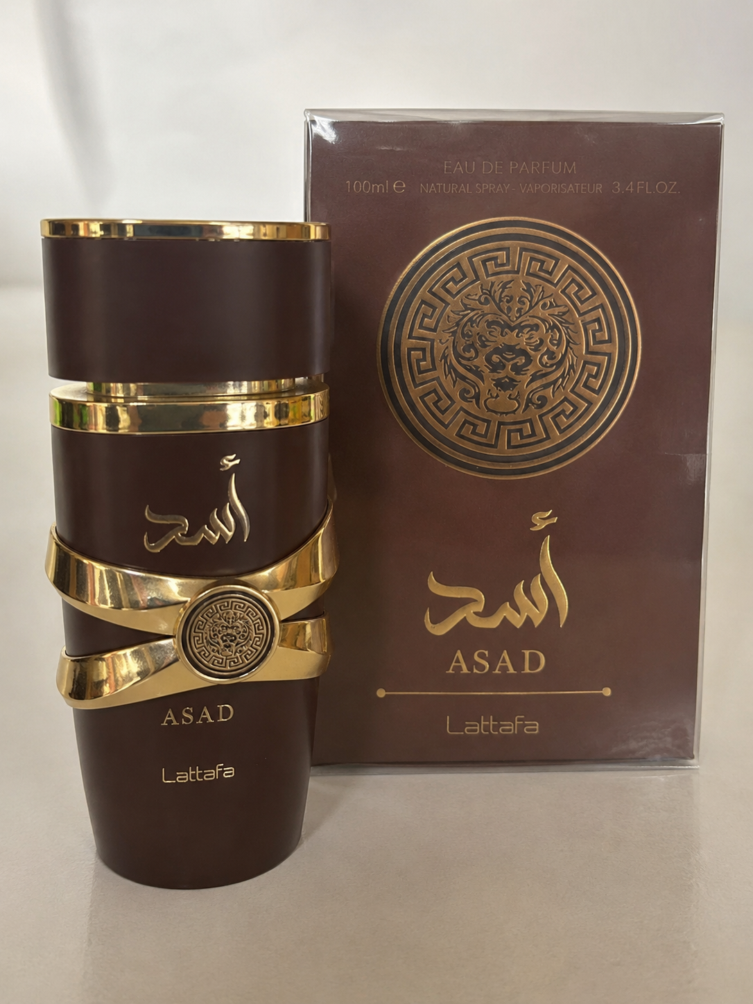 Eau de parfum asad bourbon de lattafa, flacon en 100 ml, pour homme