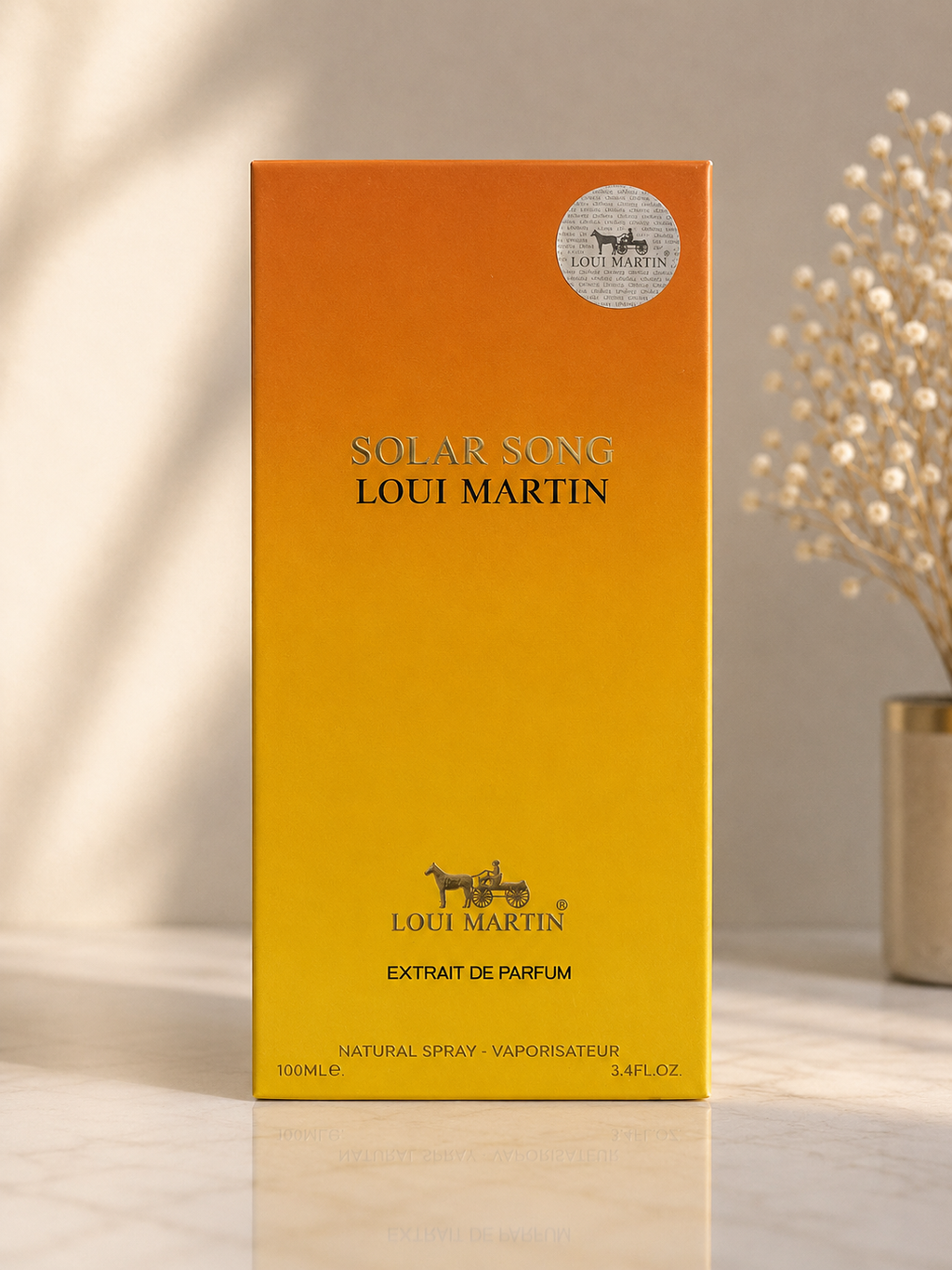 Extrait de parfum solar song de loui martin, 100 ml, mixte
