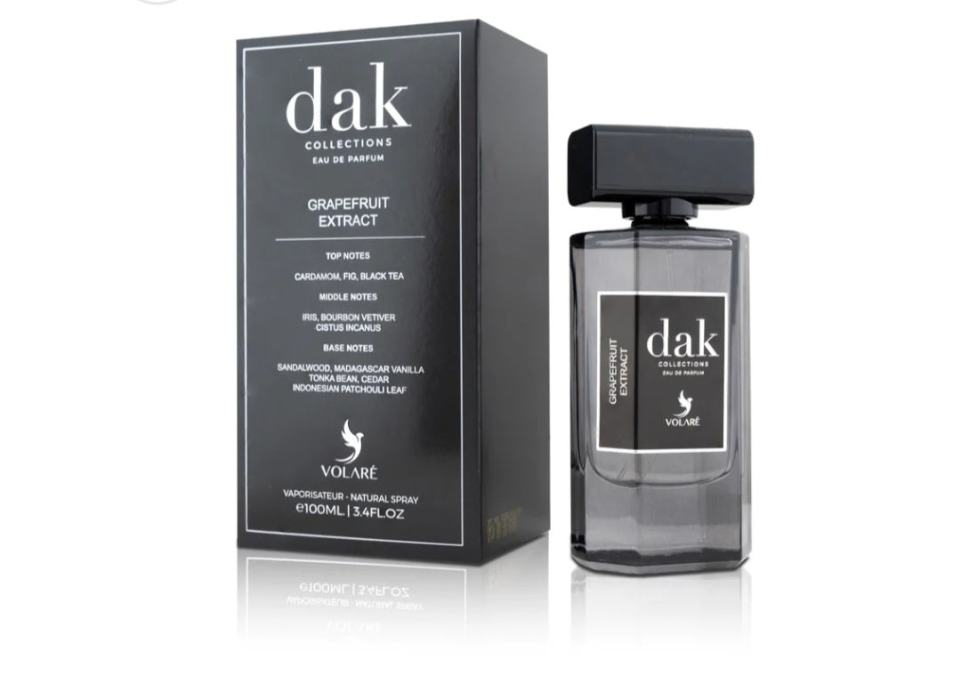 Eau de parfum Dak Collections - Grapefruit Extract de volaré, 100 ml, mixte