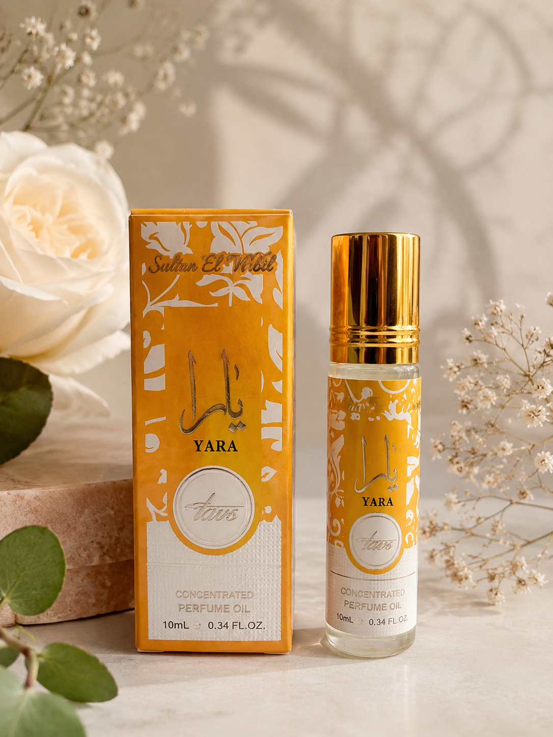 Roll on parfumé yara orange de sultan el waha, 10 ml, sans alcool