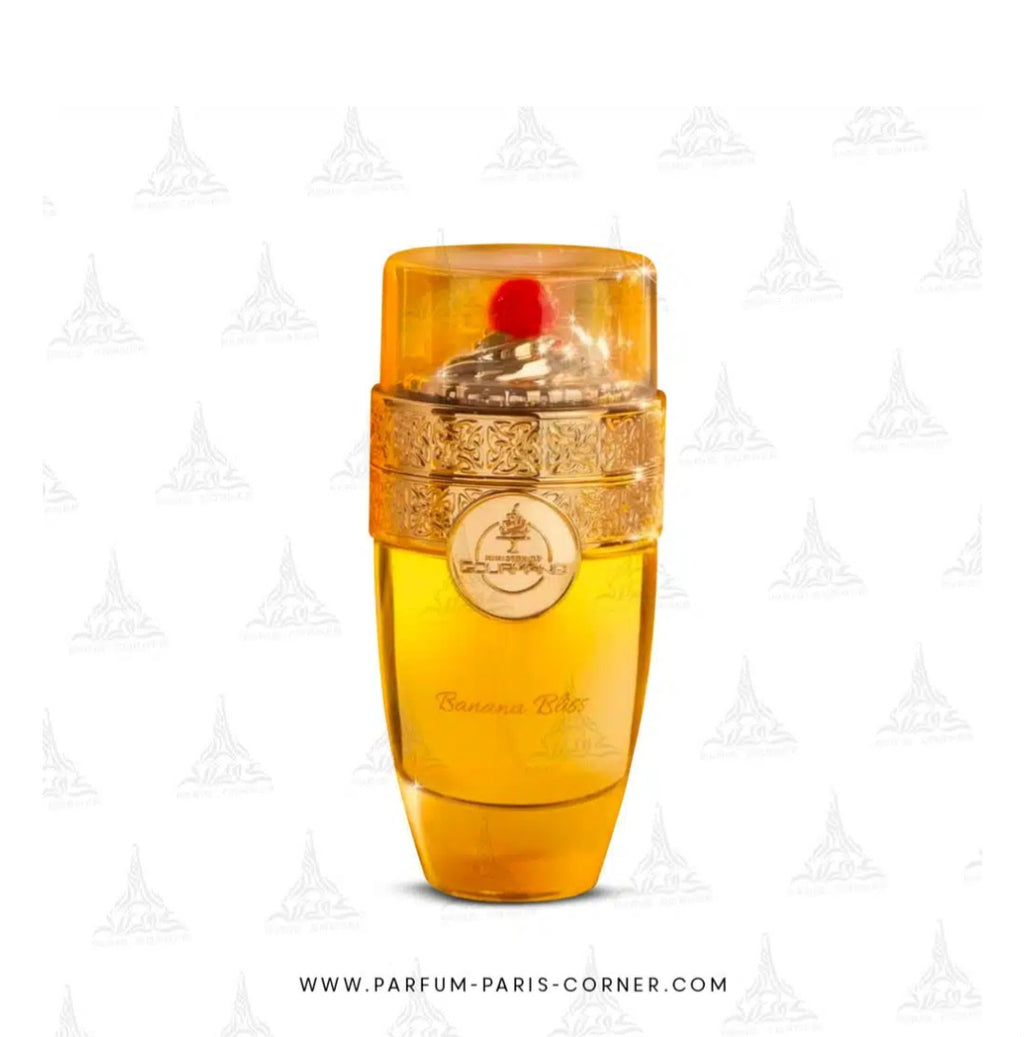 Eau de parfum banana bliss de paris corner, flacon en 100 ml, mixte