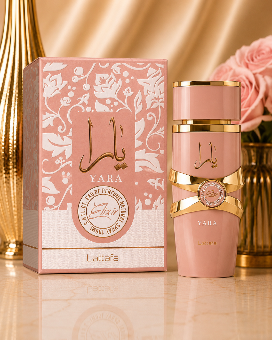 Eau de parfum yara elixir de lattafa, flacon en 100 ml , pour femme