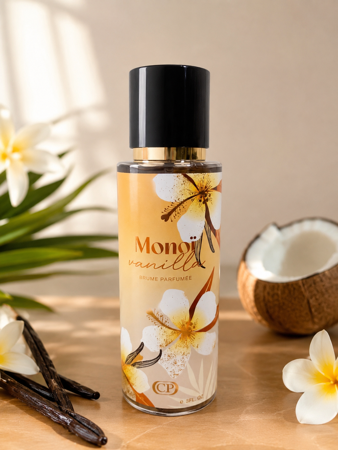 Brume monoï vanilla de collection platinium paris, 250 ml, mixte