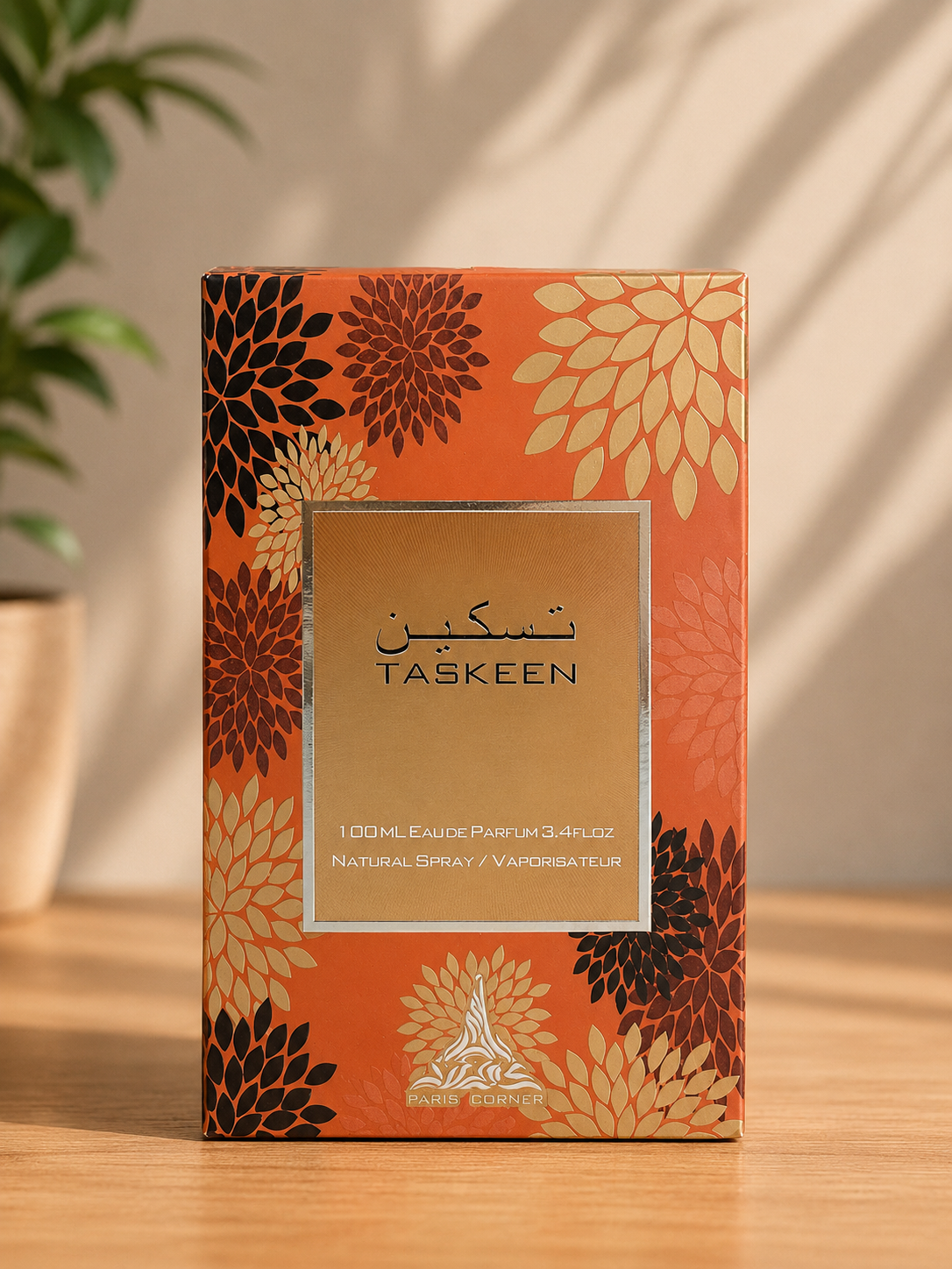Eau de parfum taskeen de paris corner, flacon en 100 ml, mixte