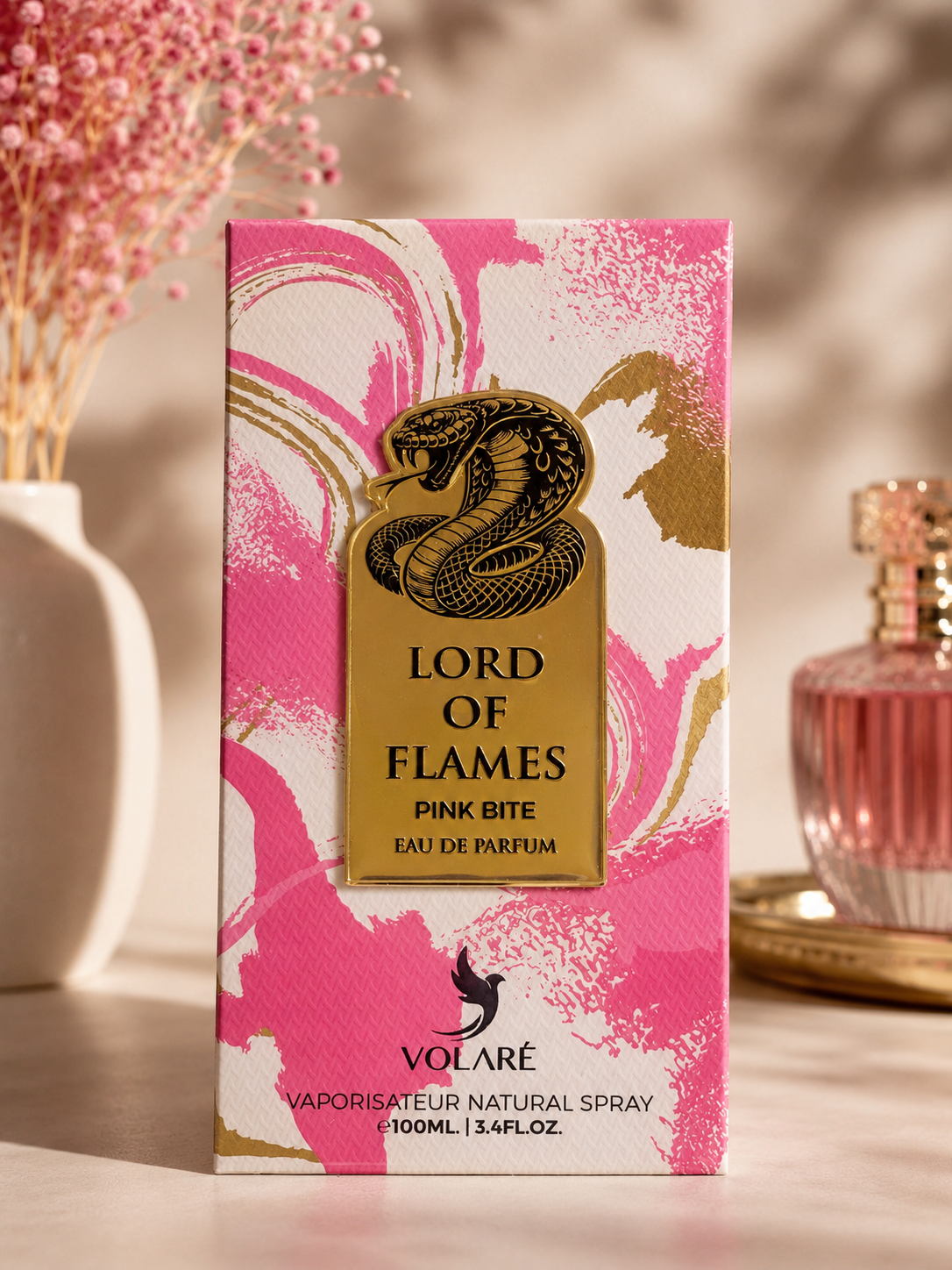 Eau de parfum lord of flames pink bite de volaré, 100 ml