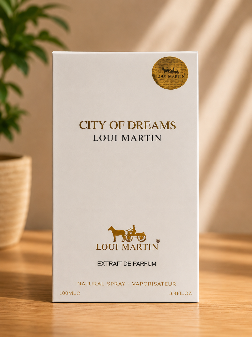 Extrait de parfum city of dreams de Loui martin, flacon en 100 ml, mixte