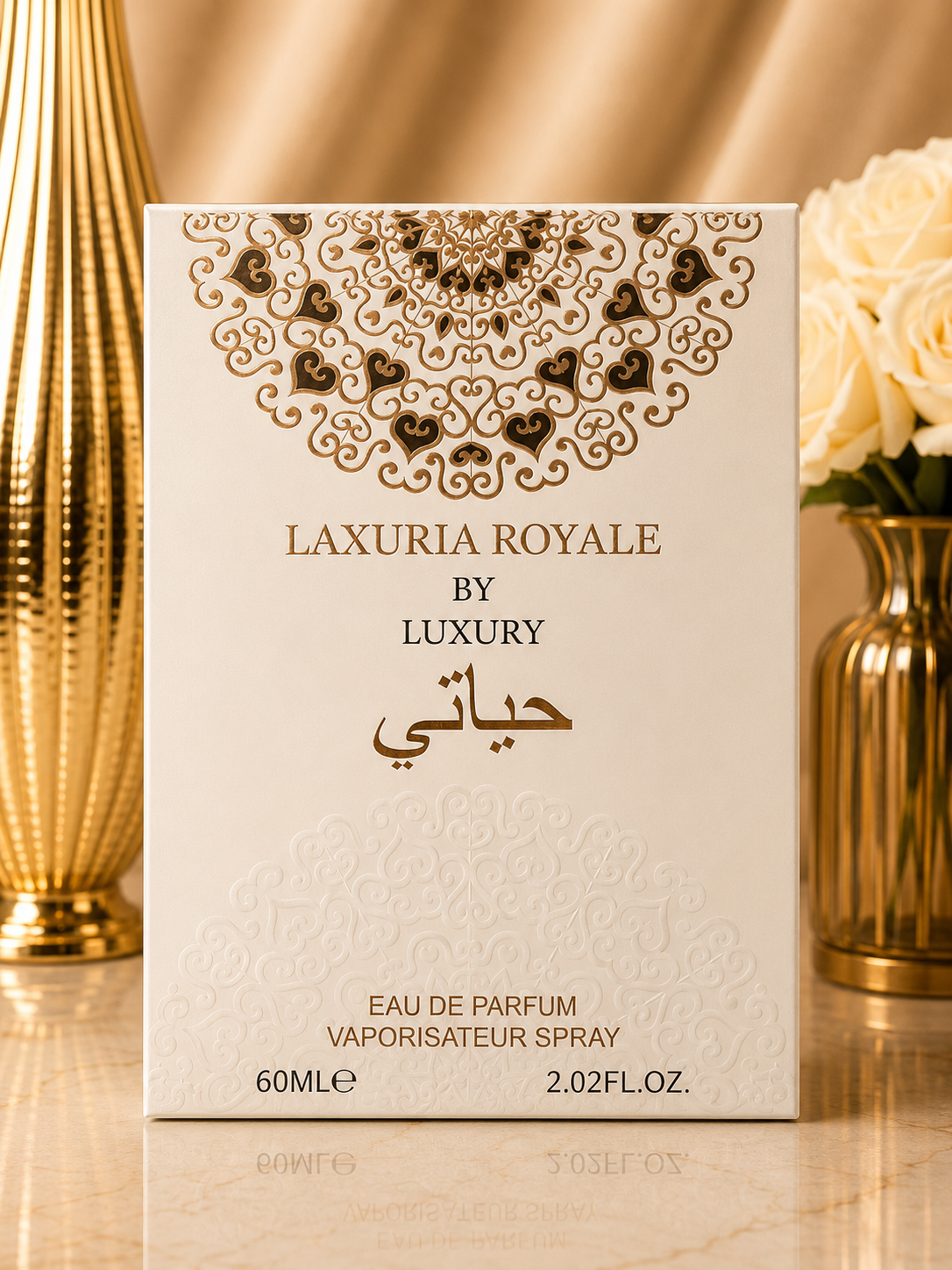 Eau de parfum musk tahara vanille de luxury, flacon en 60 ml, mixte