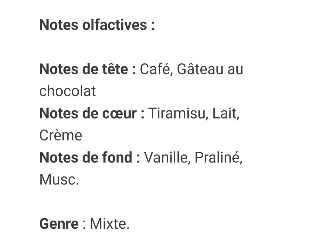 Eau de parfum tiramisu ganache de loui martin, 100 ml, mixte