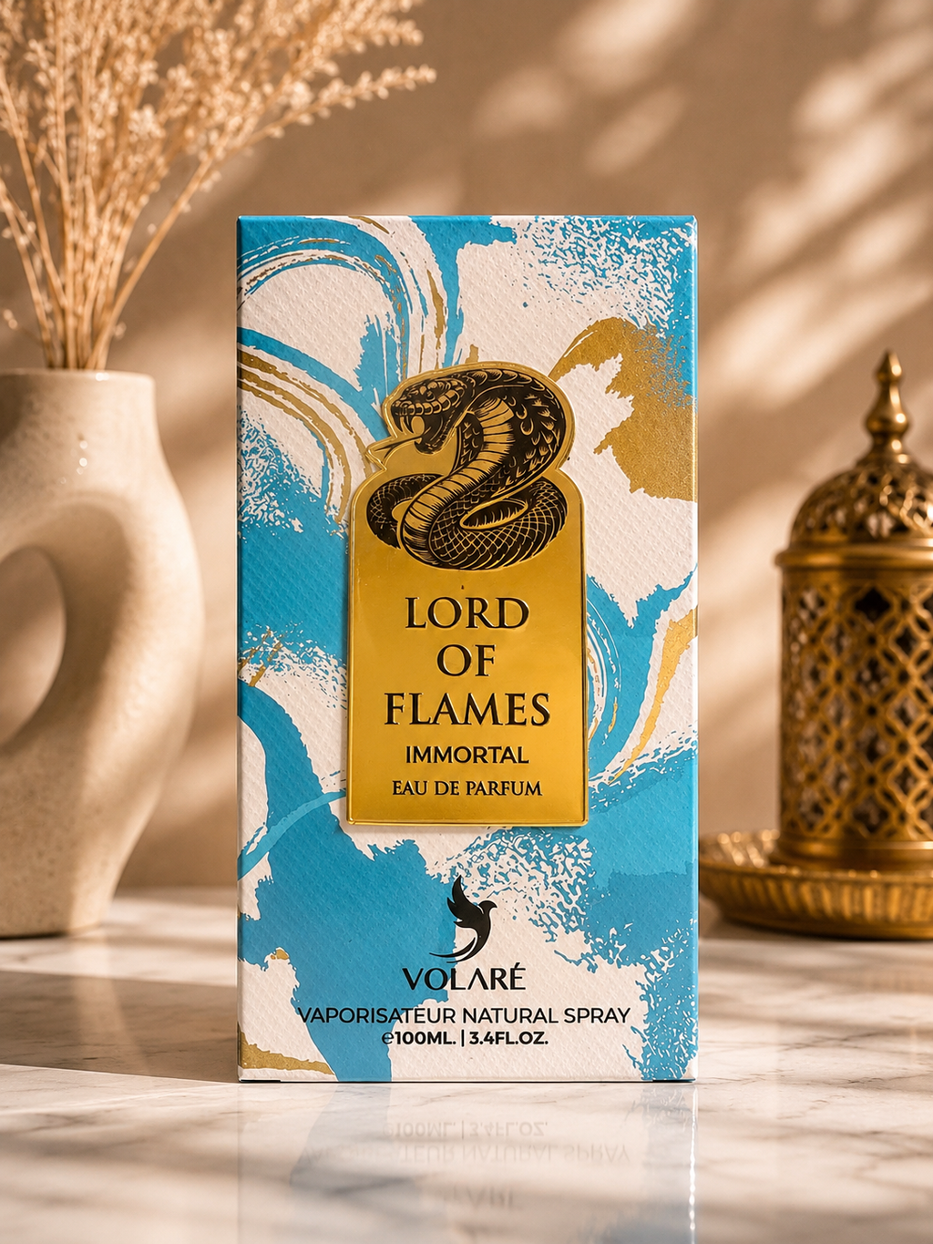 Eau de parfum lord of flames immortal de volaré, 100 ml