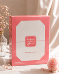 Coffret layali pink marshmallow  (dupe de Kayali) contenant une eau de parfum en 100 ml et une brume en 250 ml, pour femme